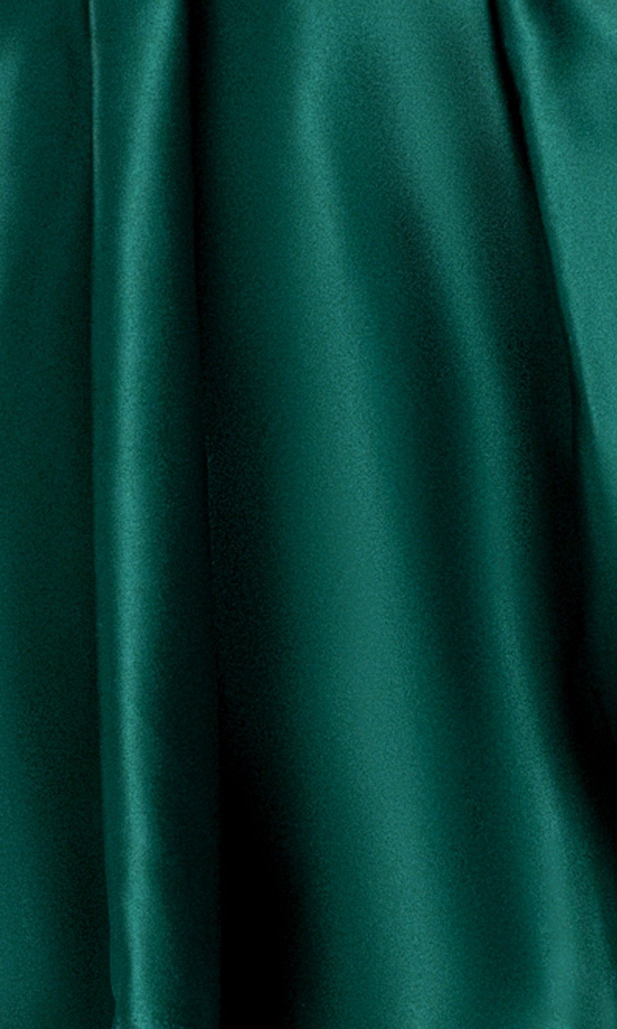 Smooth emerald green satin with a slight sheen and soft folds makes the Blondie Nites 6322BN Side-Pockets Mini Hoco Dress perfect for a chic short A-line homecoming look.